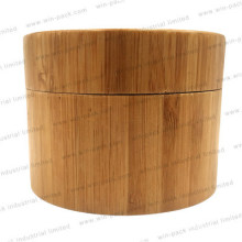 10g 30g 50g 100g 200g Empty Round Real Bamboo Cosmetic Cream Jar with PP Inner Jar